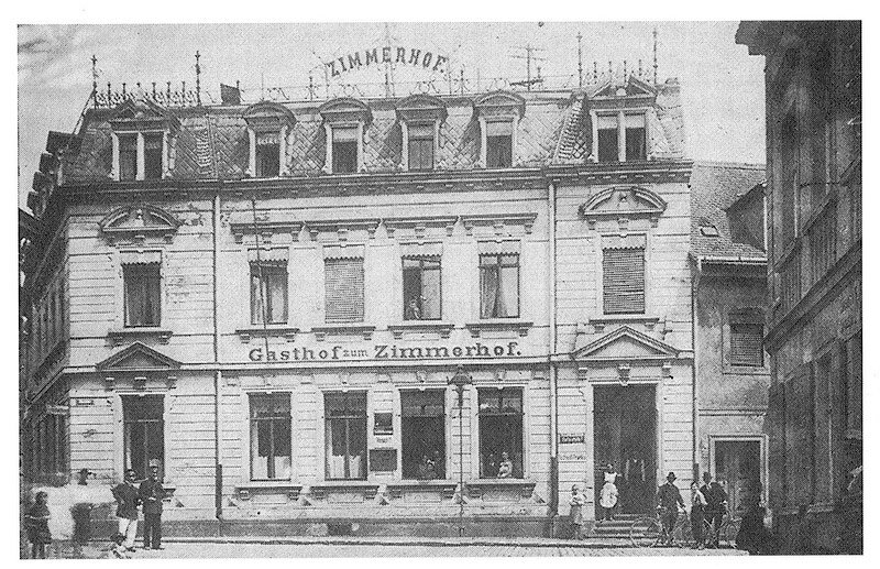 Zimmerhof - historische Ansicht
