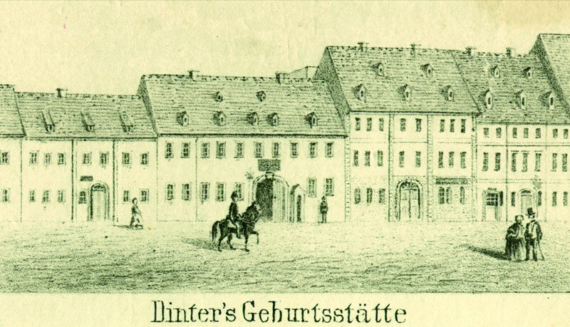 Dinterhaus - historische Ansicht Dinterhaus - historische Ansicht
