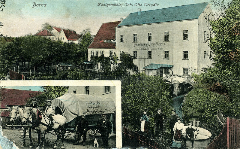 Königsmühle - historische Ansicht Königsmühle - historische Ansicht