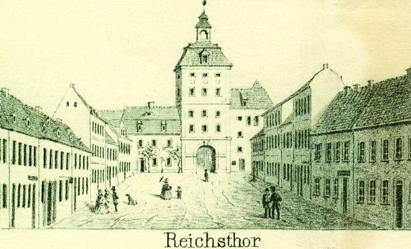 Reichstor - historische Ansicht Reichstor - historische Ansicht