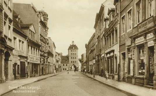 Reichsstraße - historische Ansicht Reichsstraße - historische Ansicht