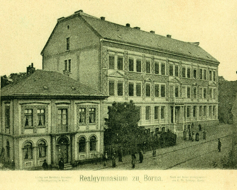Realgymnasium - historische Ansicht Realgymnasium - historische Ansicht